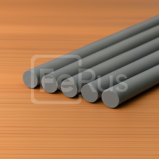 Стержень полиэтиленовый серый 10х2000 мм PP-H ТУ 22.21.10-011-17152852-2019