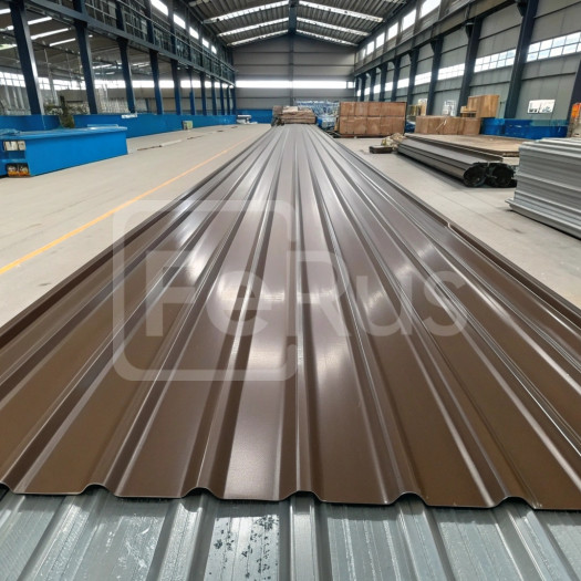 Профнастил С8 полиэстер (Zn100-180) 0,55х1150х800 мм, RAL 8019