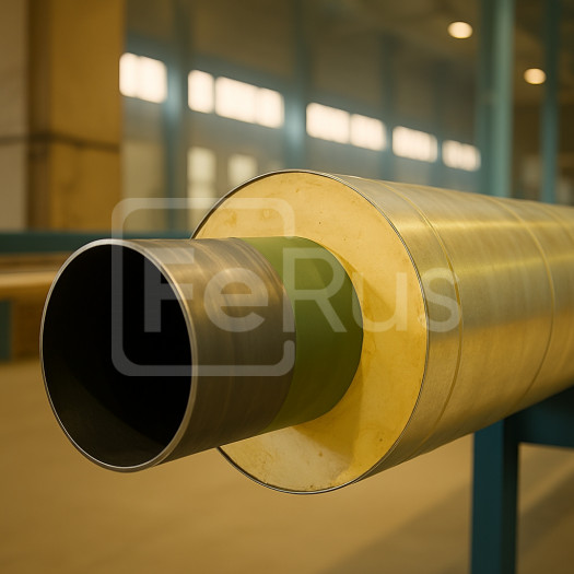 Труба ППУ стальная оболочка 1575х1420х12 мм 10Г2 ГОСТ 30732-2006